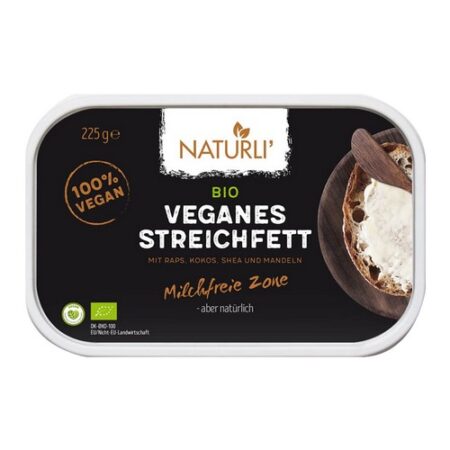 Naturli Vegánska alternatíva nátierkového masla BIO 225g