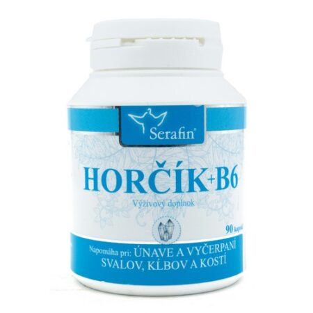 Serafin Horčík + B6 bylinné kapsule 90ks