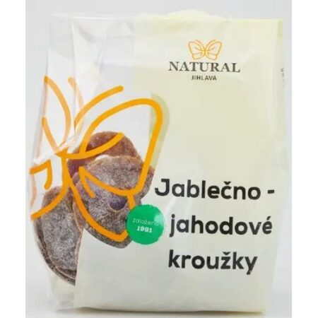 Jablko-jahodové krúžky Natural Jihlava