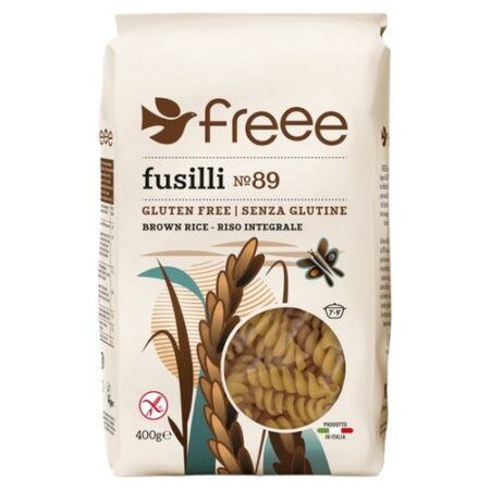 FREEE Vretená - fusilli z hnedej ryže bez lepku 400g