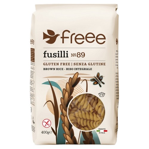 FREEE Vretená - fusilli z hnedej ryže bez lepku 400g