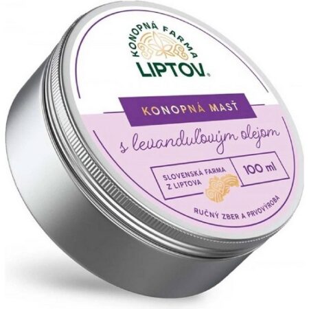 Konopná farma Liptov Konopná masť premium s levanduľou 100ml