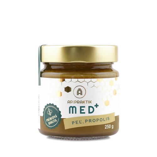 Apipraktik Med + Peľ, Propolis 250g