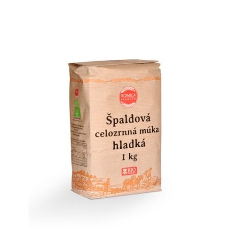 Biomila Špaldová celozrnná múka hladká BIO 1kg