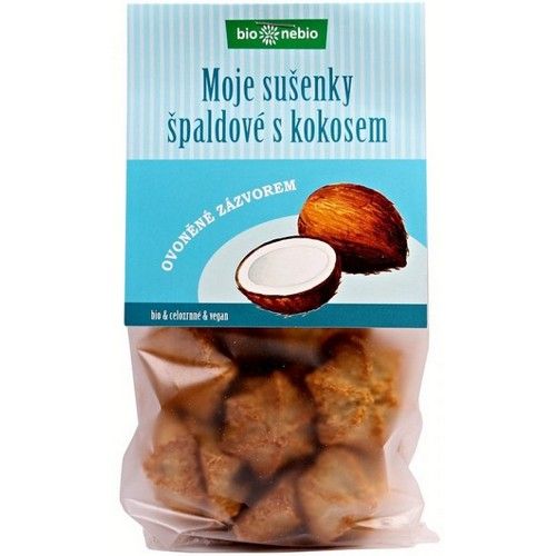 Bio Nebio Moje sušienky špaldové s kokosom BIO 130g