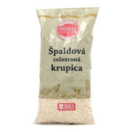 Biomila Špaldová krupica celozrnná BIO 500g