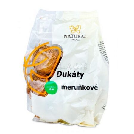 Natural Jihlava Ovsené marhuľové sušienky dukáty 200g