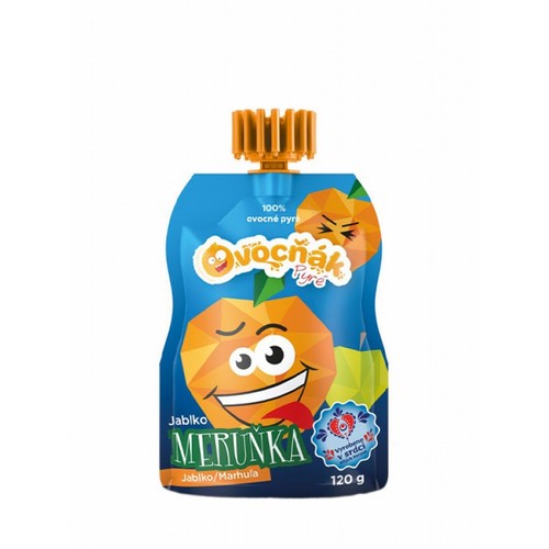 Ovocňák Ovocné pyré jablko - marhuľa 120g