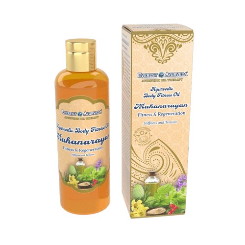 Everest Ayurveda Mahanarayan masážny olej, Fitness a regenerácia 100ml