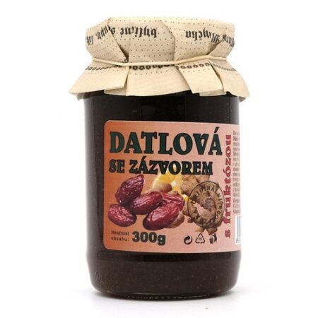 Klášterní officína Ovocná nátierka ďatlová so zázvorom a s fruktózou 300g