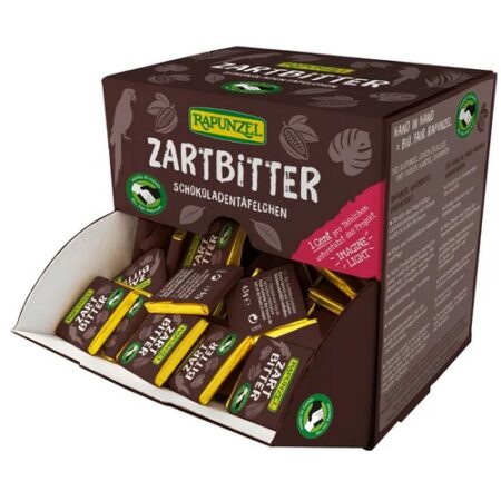 Rapunzel Horká mini čokoláda BIO 4,5g