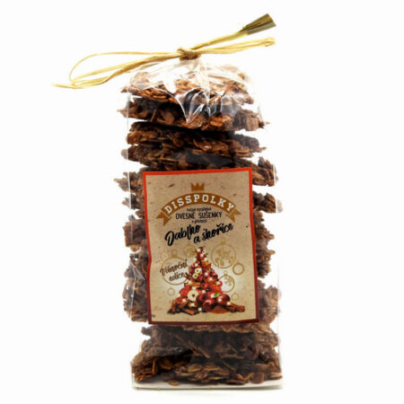 Disspolky Ovsené sušienky jablko a škorica 175g