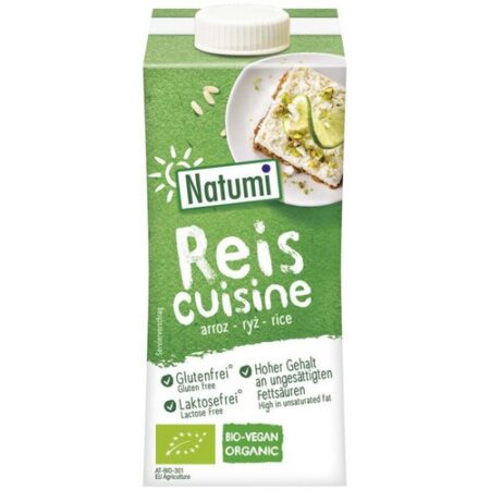 Natumi Ryžový krém na varenie a pečenie Cuisine BIO 200ml