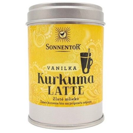 Sonnentor Kurkuma Latte - vanilka, Zlaté mlieko BIO dóza 60g