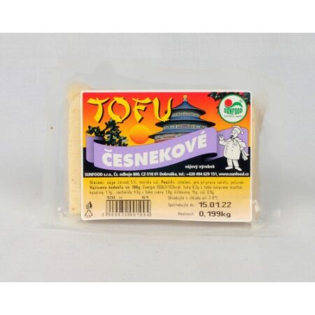 Sunfood Cesnakové tofu váha cca 200g