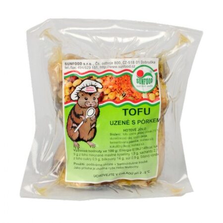 Sunfood Údené tofu s pórkom váha cca 200g