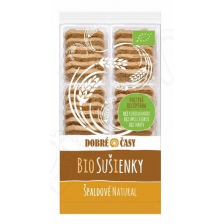 Dobré časy Špaldové natural sušienky BIO 200g