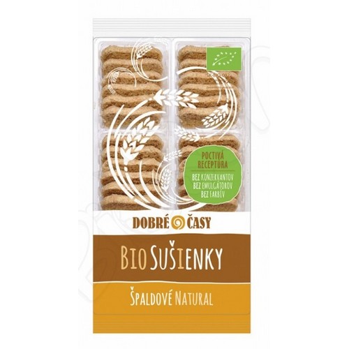 Dobré časy Špaldové natural sušienky BIO 200g