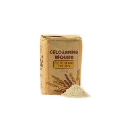 Špaldová celozrnná múka hrubá Natural Jihlava 1kg