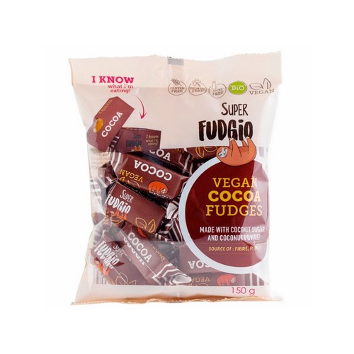 Super Fudgio Vegánske karamelky - kakao BIO 100g