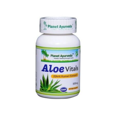 Planet Ayurveda Aloe Vitals, 500mg 60 kapsúl