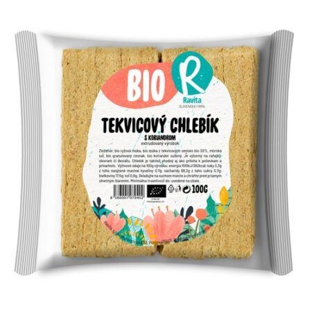 Ravita Tekvicový chlebík s koriandrom BIO 100g