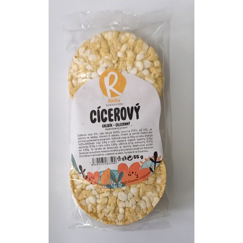 Celozrnný chlebík cícerový 55g