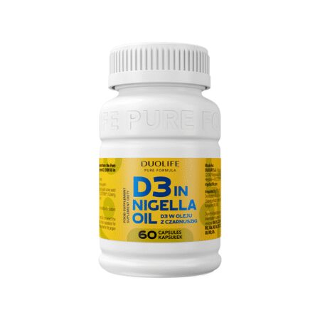 Duolife D3 in Nigella Oil 60 kapsúl