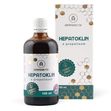 Apipraktik Bylinný sirup Hepatoklin s propolisom 100ml