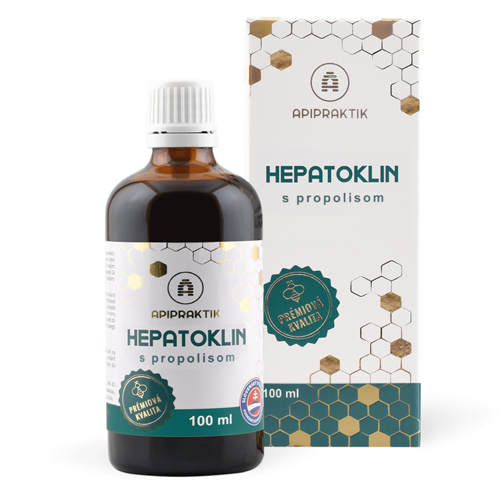 Apipraktik Bylinný sirup Hepatoklin s propolisom 100ml
