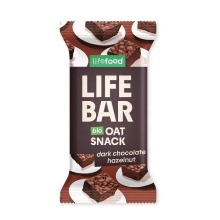 Lifefood Ovsená tyčinka Lifebar Oat snack brownie BIO 40g