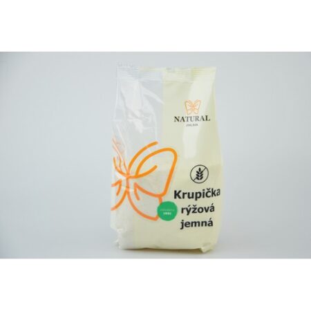 Natural Jihlava Krupica ryžová jemná 500g