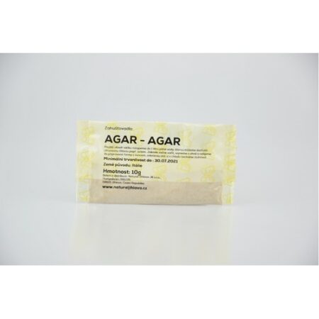 Natural Jihlava Agar - agar prírodná sušená želatína 10g