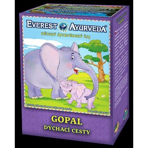 Everest Ayurveda Ajurvédsky detský čaj GOPAL pri nachladnutí 100g