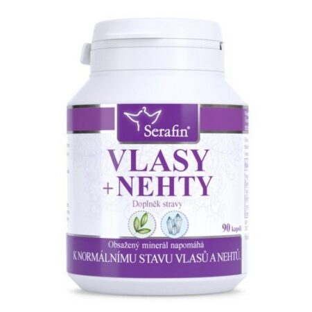 Serafin Vlasy a nechty bylinné kapsule 90ks