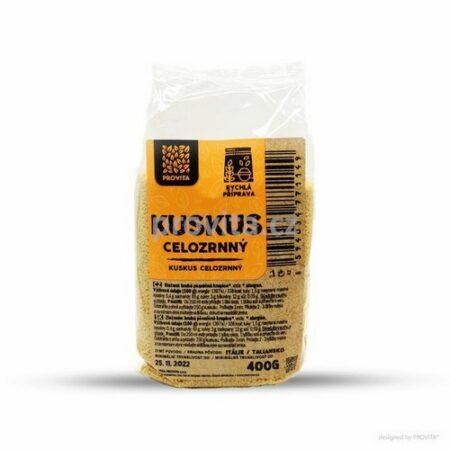 KUSKUS pšeničný celozrnný 400g VP