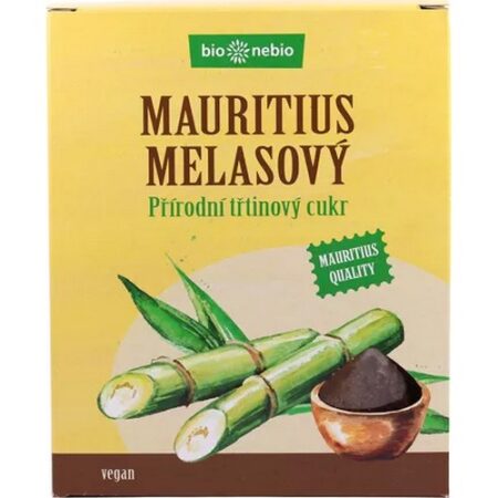 Bio Nebio Prírodný trstinový cukor Mauritius melasový 300g