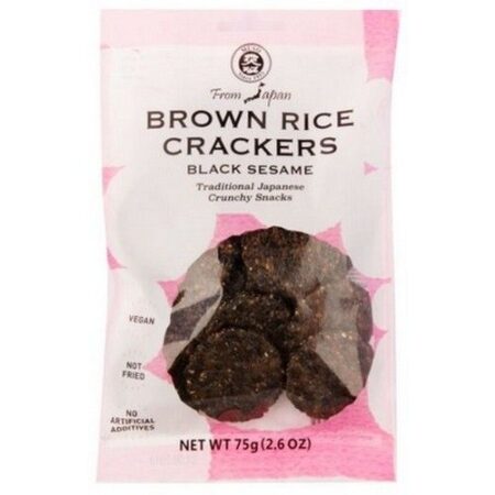 MUSO Ryžové krekry s čiernym sezamom 75g