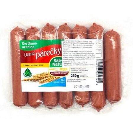 Salve Natura Rastlinné údené párky 250g