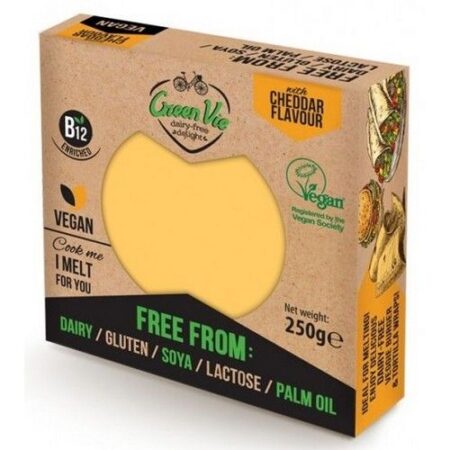 Green Vie Syr Cheddar blok 250g