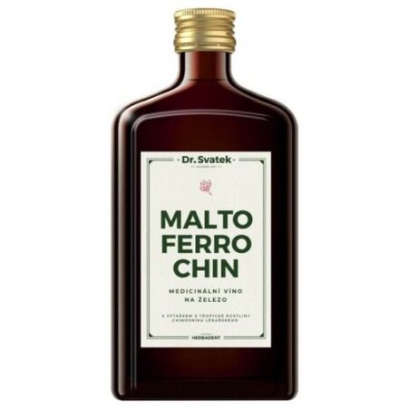 Dr. Svatek Maltoferrochin Mediciálne víno na železo 500ml