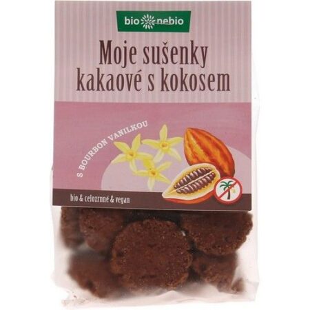 Bio Nebio Moje sušienky kakaové s kokosom BIO 130g
