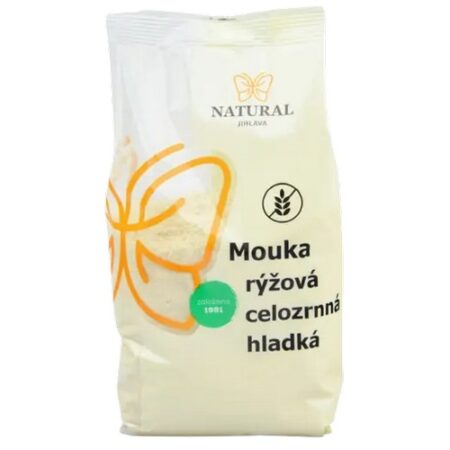 Natural Jihlava Ryžová múka celozrnná hladká bezlepková 500g