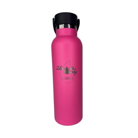 Termo fľaša klasik magenta - Láska 600ml