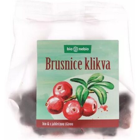 Bio Nebio Sušené brusnice kľukvy s jablčnou šťavou BIO 75g