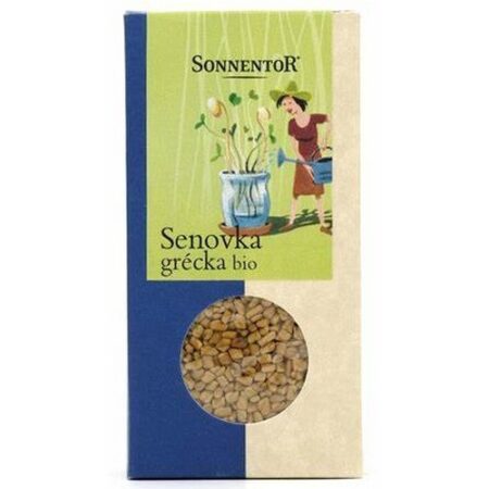 Sonnentor Senovka grécka semienka na nakličovanie BIO 120g