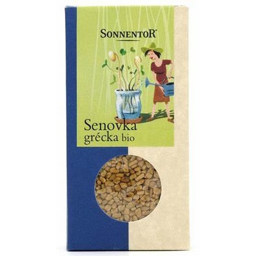 Sonnentor Senovka grécka semienka na nakličovanie BIO 120g