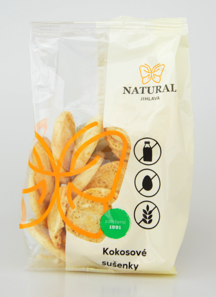 Natural Jihlava Kokosové sušienky 150g