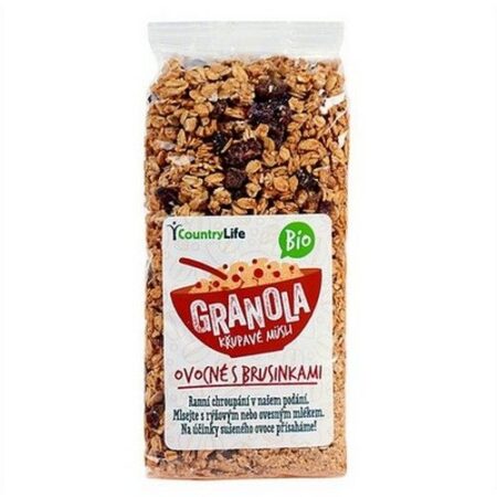Granola s brusnicami 350g bio CL