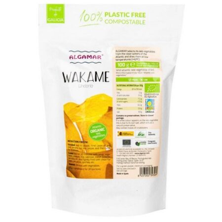 Algamar Morská riasa Wakame BIO 100g